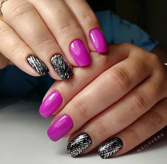 Imitation of embossing on nails