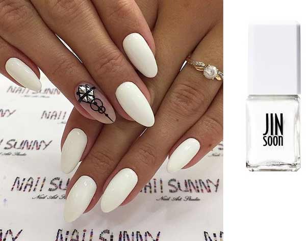 White varnish for autumn + design