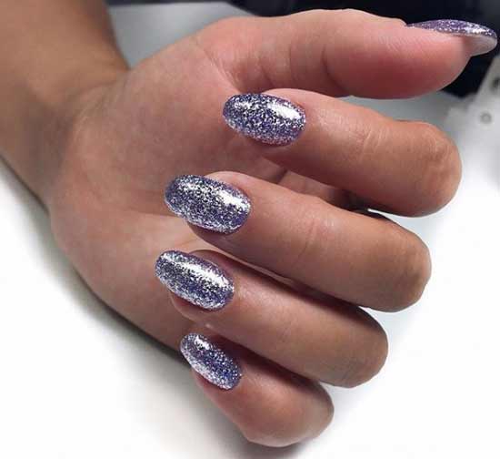 Glittering all nails