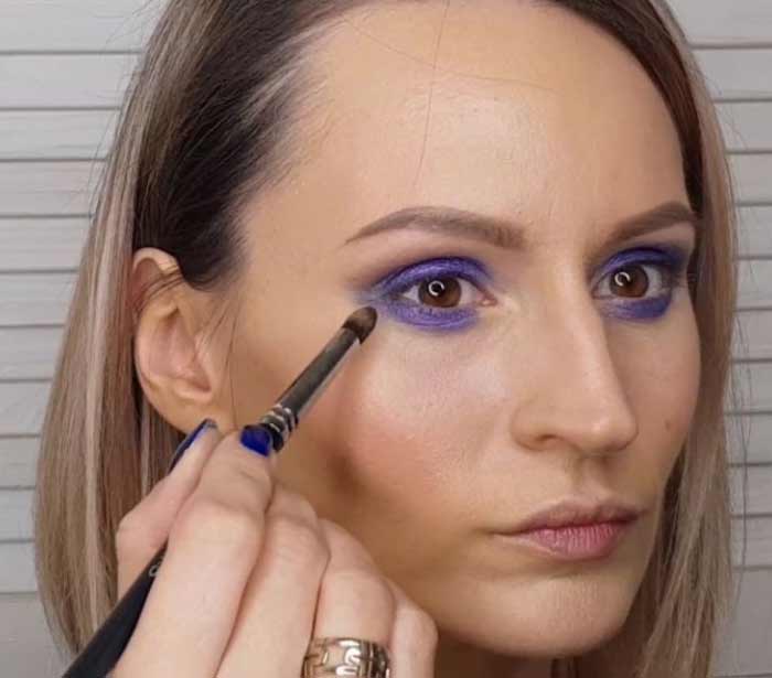 Idées de maquillage pour les yeux violets