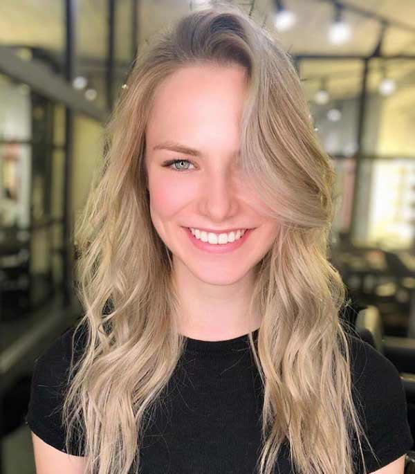 Care for blonde hair