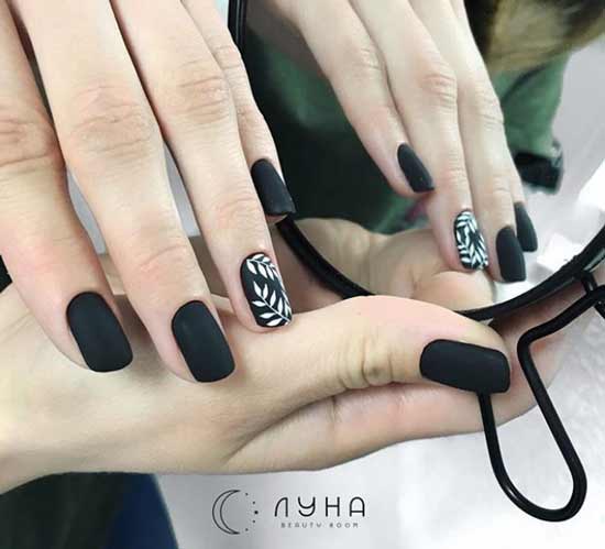 Black and white manicure ideas