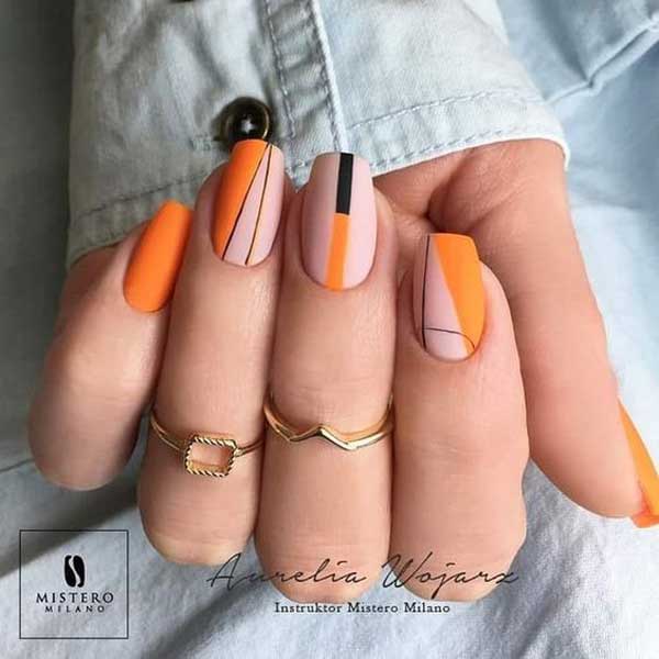 Autumn manicure