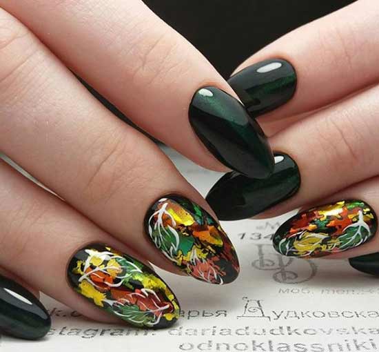 Autumn nail design