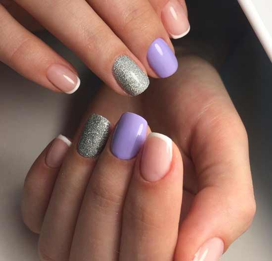 Ongles nus et couleur unie