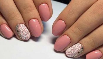 Beautiful oval nails and designs