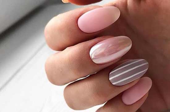 Frottez + mattez sur les formes d'ongles ovales