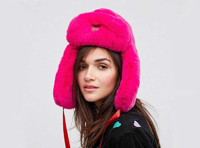 Fashionable fur hat 2018-2019