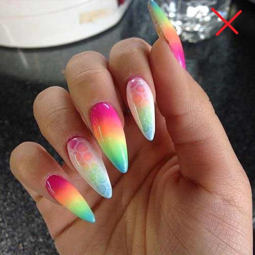 Not trendy manicure - anti-trend