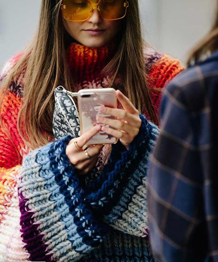 Cozy colored cardigans