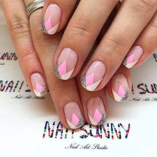 Pink French Anti-age manicure