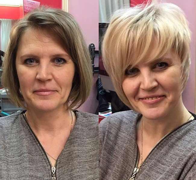 Avant et après styliste