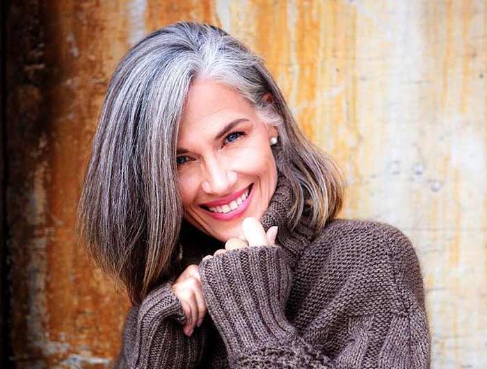 How to look luxurious if there is gray hair - shades of blond