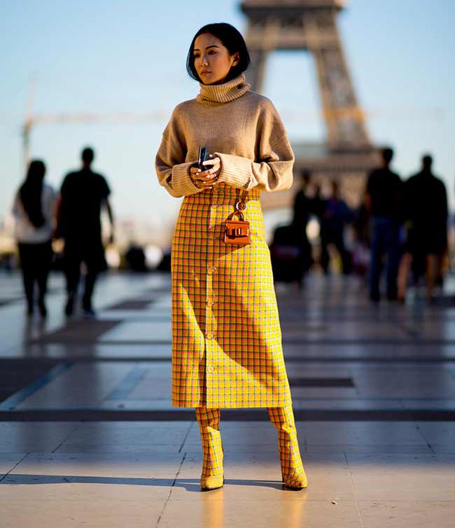 Looks élégants avec la couleur orange