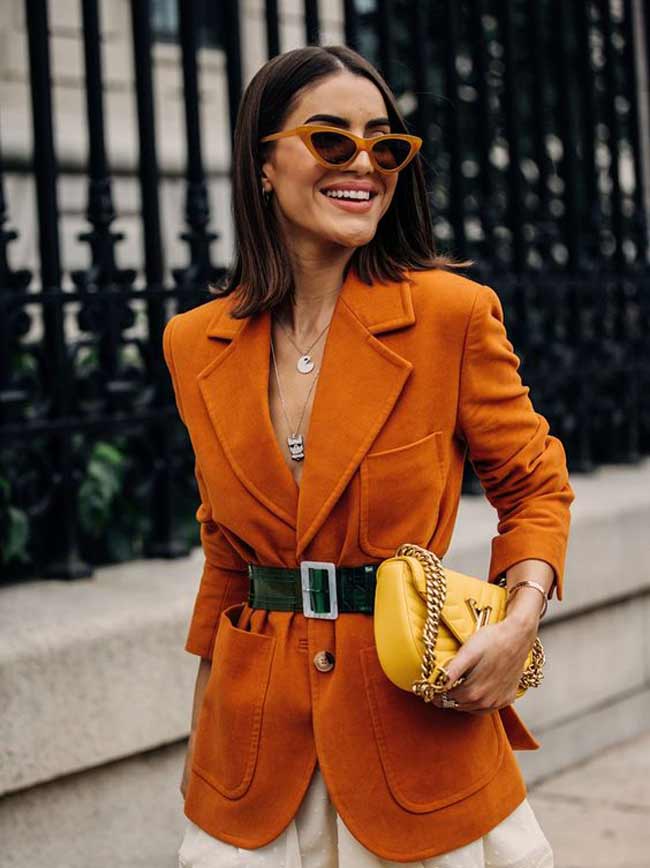 Orange color - looks for autumn