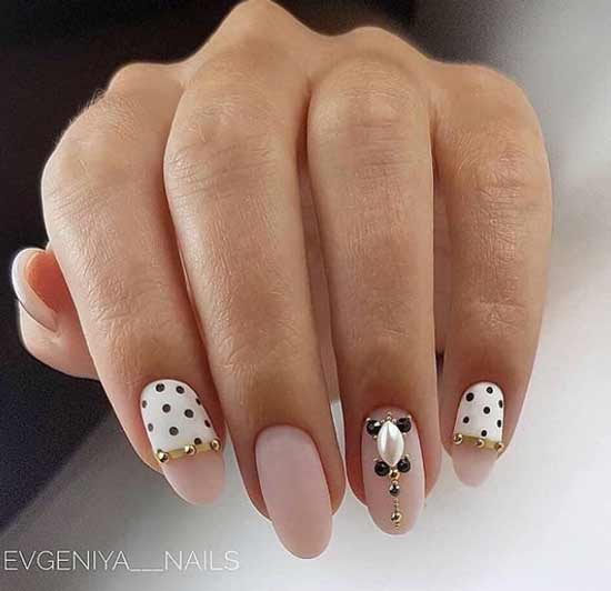 Polka dot and French print