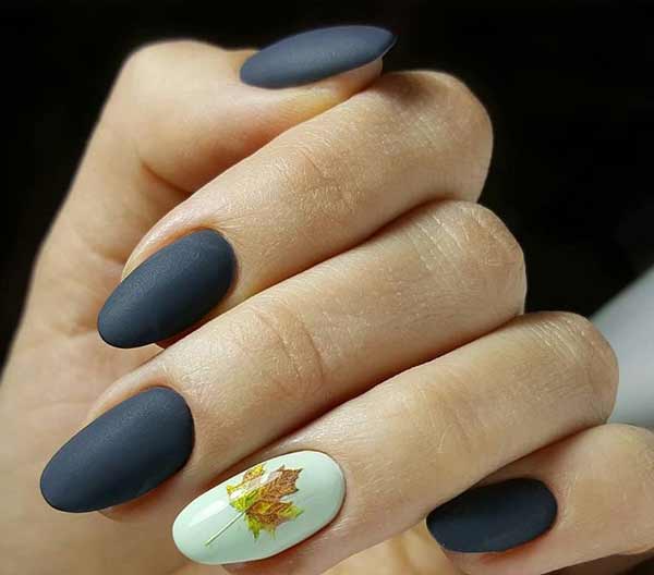 Conception d'ongles d'automne