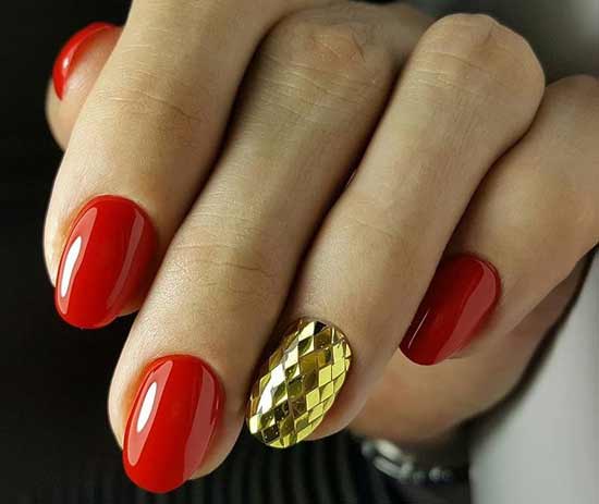 L'un des designs les plus tendance - ongles disco