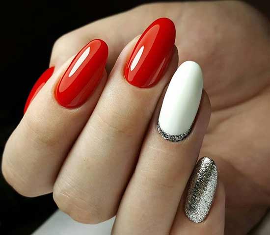 Red manicure - beautiful ideas