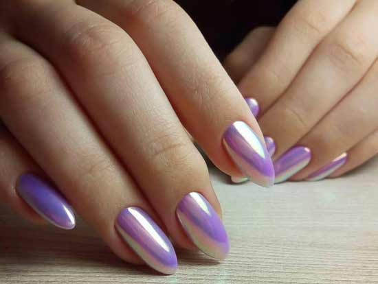 Glossy manicure for the new year - rub