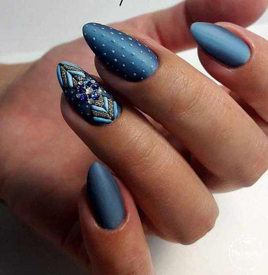 Space manicure design