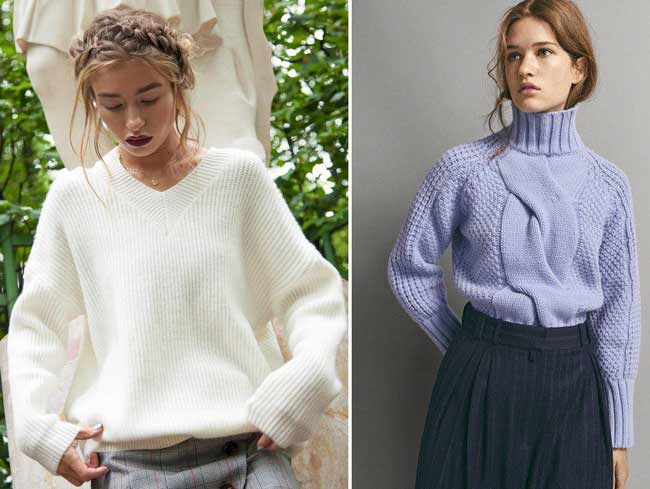 Fashionable oversized sweaters with what to wear