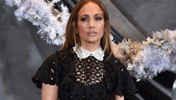 Jennifer Lopez en petite robe noire