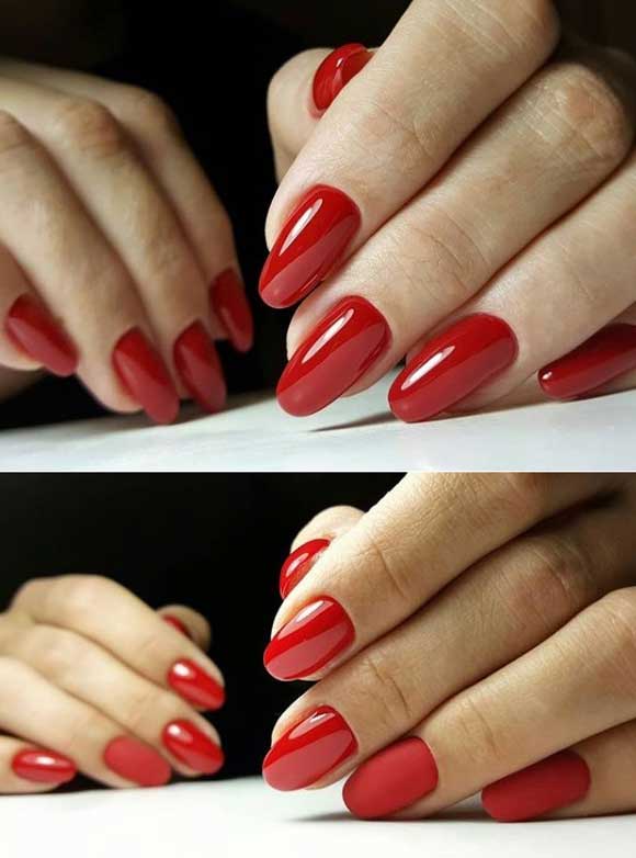 Mono design with red lacquer