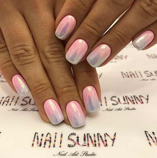 Manicure nails with a rub: beautiful photo ideas, novelties and secrets