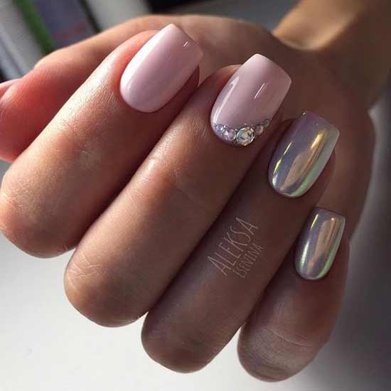 Manicure nails with a rub: beautiful photo ideas, novelties and photo secrets