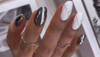 Rubbing nail design