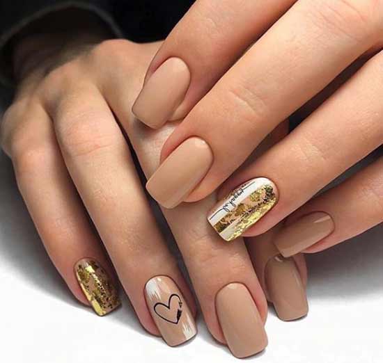 Gentle winter manicure: fashionable ideas of stylish nail art photo