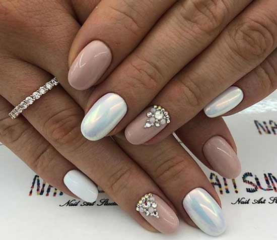 Manucure du Nouvel An 2019: idées à la mode pour les ongles courts, photo 7