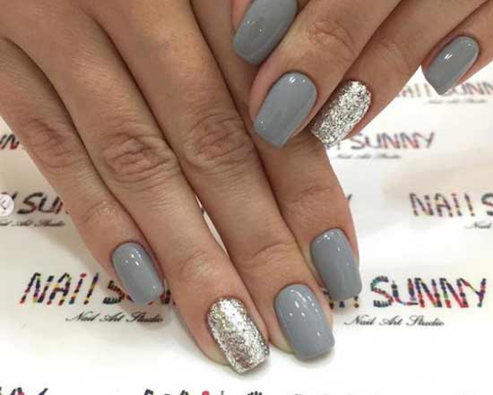 New Year's manicure 2019: fashionable ideas for short nails, photo 8