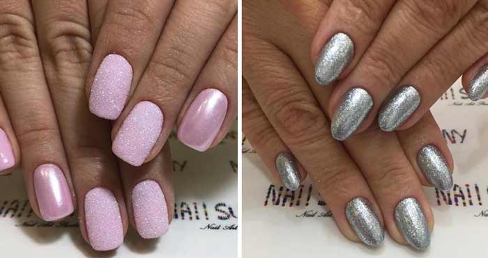 New Year's manicure 2019: fashionable ideas for short nails, photo 12