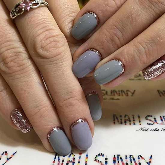 New Year's Manicure 2019: Trendy Ideas for Short Nails, 13