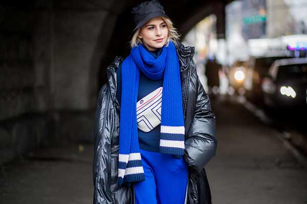 We warm ourselves, what scarves to wear this season