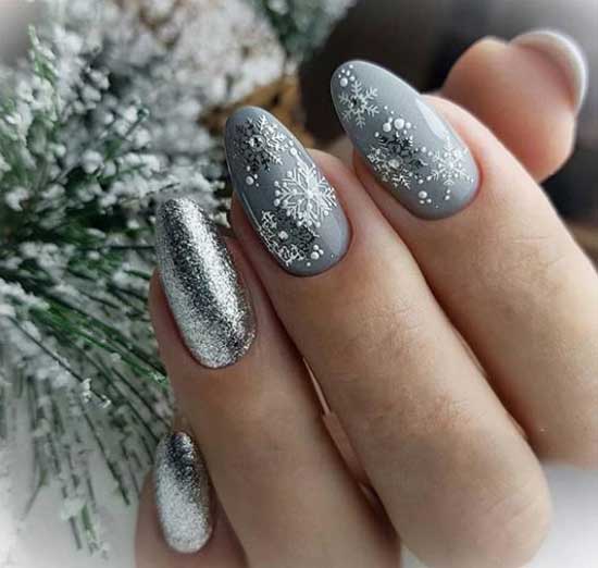 Winter manicure ideas 2019 photo