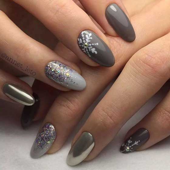 Winter manicure 2019