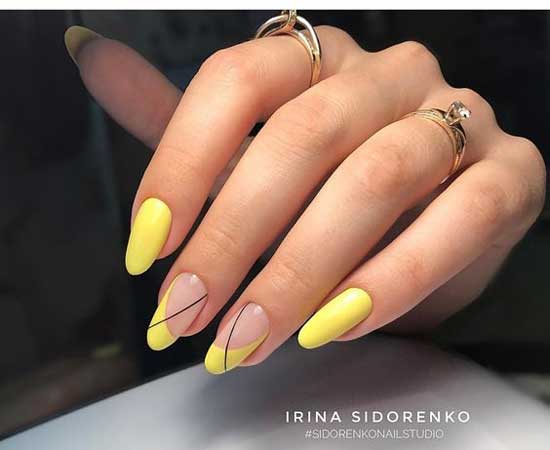 Colored jacket - spring manicure 2019