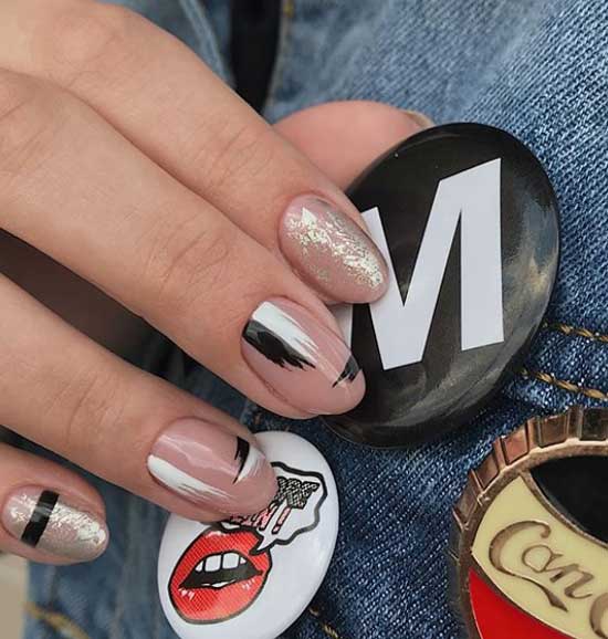 Beaux dessins d'ongles: ce qui est à la mode au printemps 2019 - ongles nus