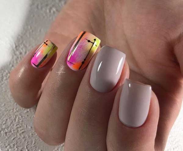 Dessins d'ongles à la mode du printemps