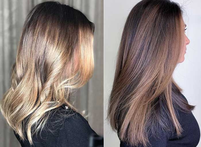 Beautiful coloring for brunettes 2019: new items, trends