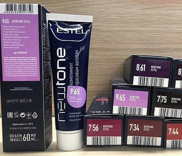 Estel toning - colored thermokeratin from Estel