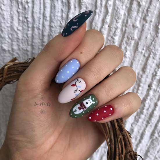 Winter nail design