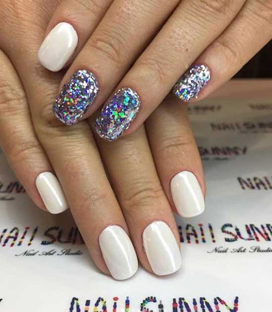 Rub-in - winter nail design