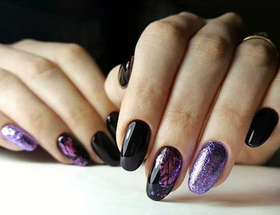 Beautiful winter manicure design