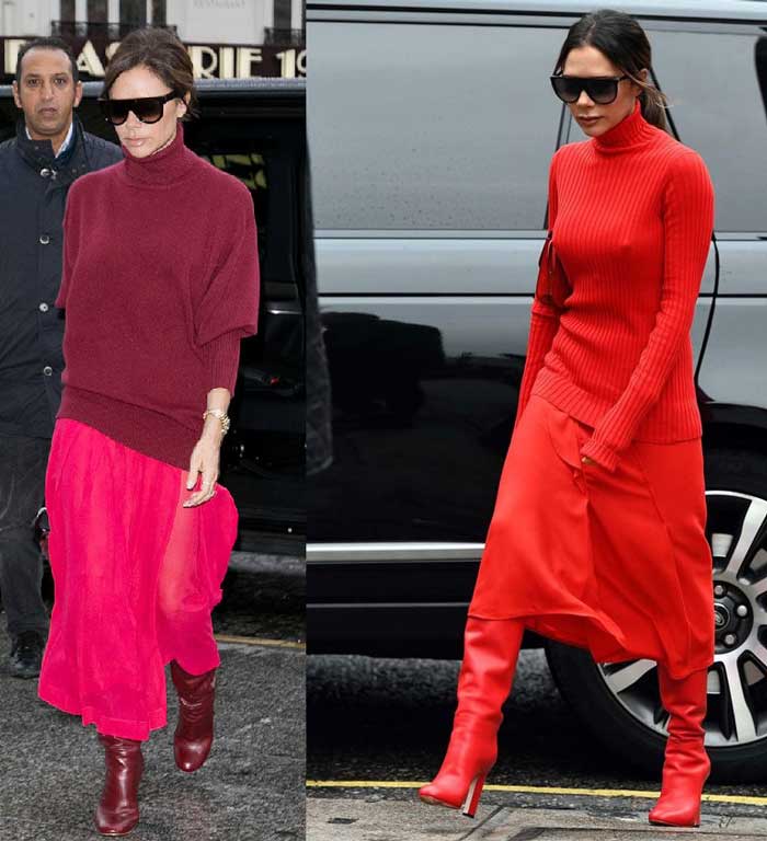 Style Victoria Beckham - les cols roulés en images