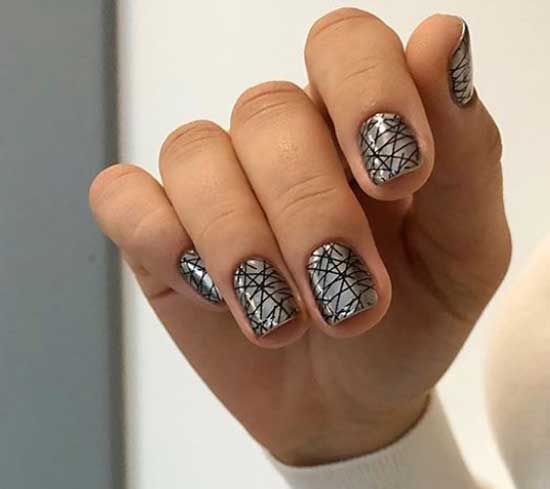 Stamping for short nails