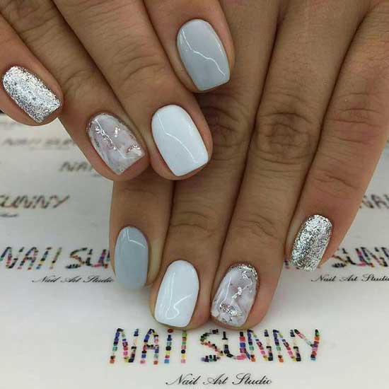 Fashionable manicure 2020 short nails